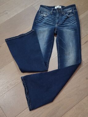 BKE Jeans Women's sz 25 Parker Flare High Rise Denim Jeans